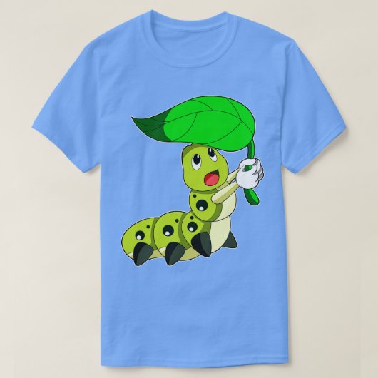 T-shirt Caterpillar avec feuille 8 (Design devant)