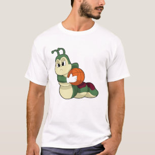 T-shirt Caterpillar comme joueur de basket-ball avec baske