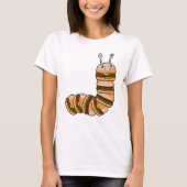 T-shirt Caterpillar en Cheeseburger avec boeuf & salade (Devant)