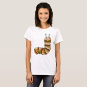 T-shirt Caterpillar en Cheeseburger avec boeuf & salade (Devant entier)
