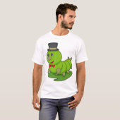 T-shirt Caterpillar en Gentleman avec Cylindre (Devant entier)