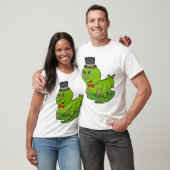T-shirt Caterpillar en Gentleman avec Cylindre (Unisexe)