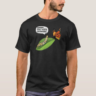 T-shirt Caterpillar Métamorphose Cycle de Vie Beurre Monar