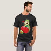 T-shirt Caterpillar with Apple (Devant entier)