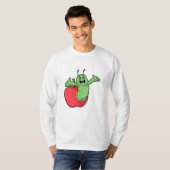 T-shirt Caterpillar with Apple (Devant entier)