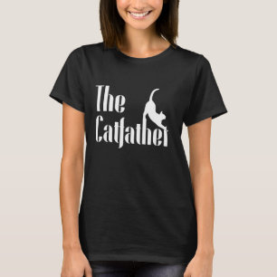 T-shirt Catfather Funny mignon Chat Papa Père Fête Pet Ki