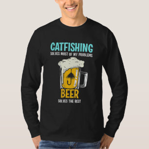T-shirt Catfish Catfisher CatFishing Résout La Plupart De 