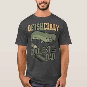 T-shirt Catfish Fishing Noodle Pêcheur Pêcheur papa 