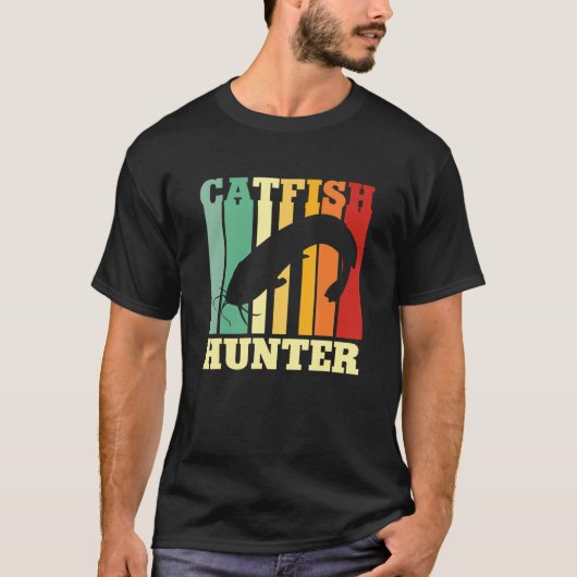 T-shirt Catfish Hunter River Pêche Pêche Pêche Pêche Pêche (Devant)