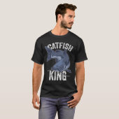 T-shirt Catfish King Catfish Pêche pêche (Devant entier)