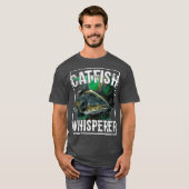 T-shirt Catfish Whisperer Catfish Fishing (Devant entier)