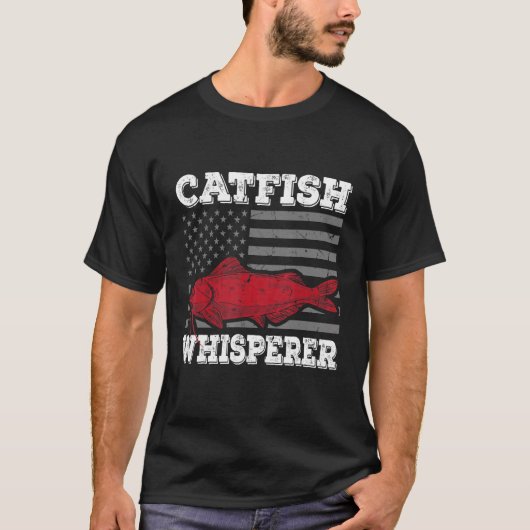 T-shirt Catfish Whisperer Wels Catfish Hunter (Devant)