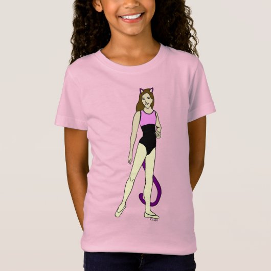 T-Shirt catgirl (Devant)