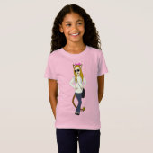 T-Shirt catgirl (Devant entier)