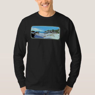 T-shirt Cathedral Cove Coromandel Nouvelle-Zélande Kiwi Be