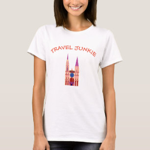T-shirt Cathédrale de Travel Junkie