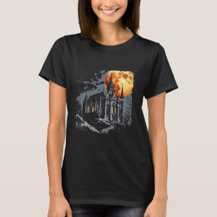 T-shirt Cathédrale gothique sombre Grunge Église Alt Esthé