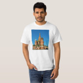 T-shirt Cathédrale Saint-Basile Moscou Russie (Devant entier)