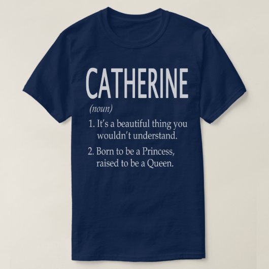 T-shirt Catherine Nom Cadeau (Design devant)