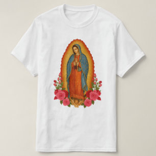 T-shirt Catholic Notre-Dame de Guadalupe Sainte Vierge Mar