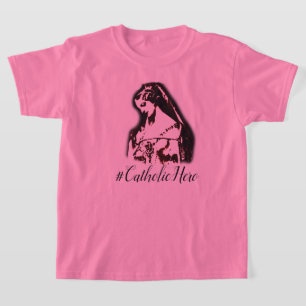 T-shirt #CatholicHero Isabella Tee (Filles)