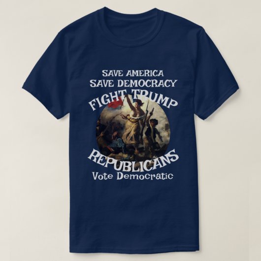 T-SHIRT CATHOLICS CONVICTS DHS CBP REPUBLICAN PARTY 2026 X (Design devant)