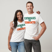 T-shirt Catholics Vs. Condamne Retro 1988 Football Game (Unisexe)