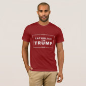 T-SHIRT CATHOLIQUE POUR TRUMP 2020 (Devant entier)