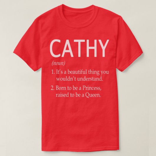 T-shirt Cathy Name Gift (Design devant)
