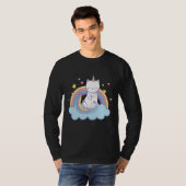 T-shirt Caticorn Avec Rainbow Kittycorn (Devant entier)