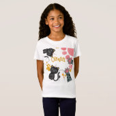 T-shirt caticorn magique (Devant entier)