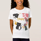 T-shirt caticorn magique (Devant)