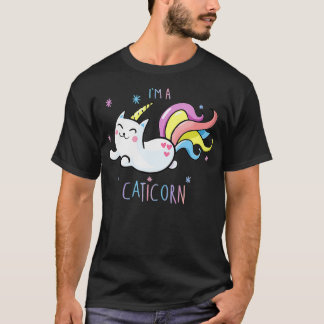 T-shirt Caticorn Meowgical Rainbow Cat Kittycorn Tee