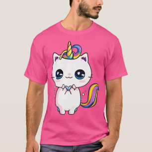 T-shirt Caticorn Meowgical Rainbows Cat Kittycorn Unicorn