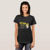 T-shirt Cation Cat I Ion Pronononciation Science Garçons F (Devant entier)