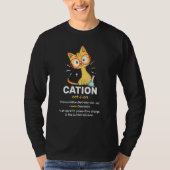 T-shirt Cation Cute Science Chat Élément Pawsitif Chimistr (Devant)