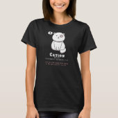 T-shirt Cation Funny Chat Ion Science Pun (Devant)