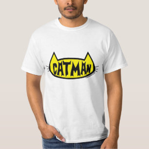 T-shirt "CATMAN" Tête de Chat Hommes Amateur de Chat