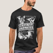 T-shirt Catnip Madness Cute Kitten Funny Cat Pet Humor  (Devant)