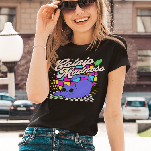 T-shirt Catnip Madness Psychedelic Disco
