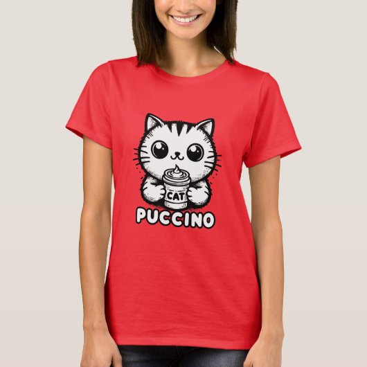 T-shirt Catpuccino 1 (Devant)