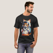 T-shirt Catronaute Chat Astronaut chat spatial 3 (Devant entier)