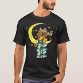 T-shirt Cats Café Lecture Kat Livres Lire Stubenter Kitte (Devant)