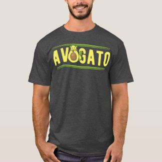 T-shirt Cats Cat Avocado Amant Avogato Cadeau Anniversaire
