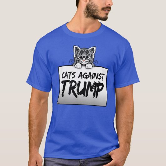 T-SHIRT CATS CONTRE TRUMP (Devant)