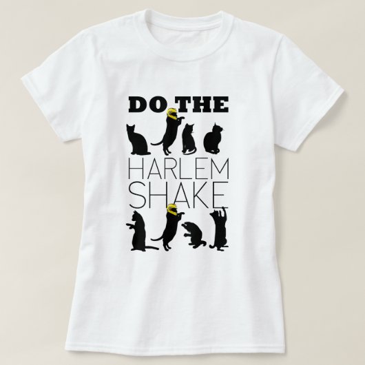 T-shirt Cats doing the Harlem Shake (Design devant)