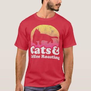 T-shirt Cats et café torréfaction Cat et café grille-pain