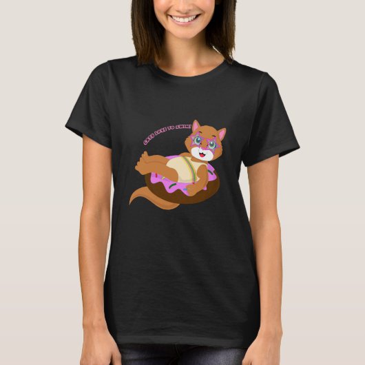 T-shirt cats love to swim summer (Devant)