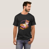 T-shirt cats love to swim summer (Devant entier)