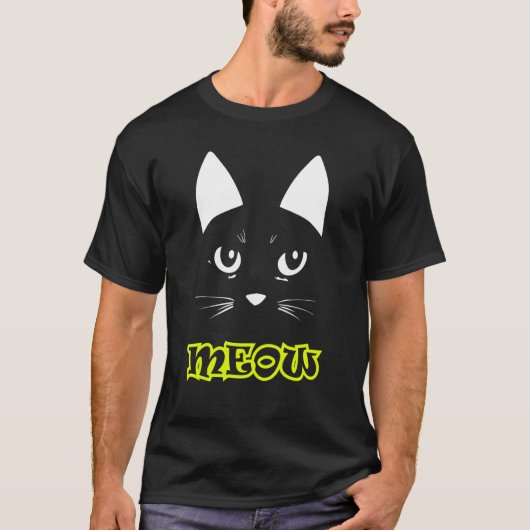 T-shirt Cats Meow Funn (Devant)